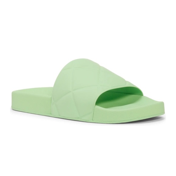 ✨ Authentic Women’s Bottega Veneta Padded Slide Sandal in Pistachio, Size 6Us - Picture 1 of 4